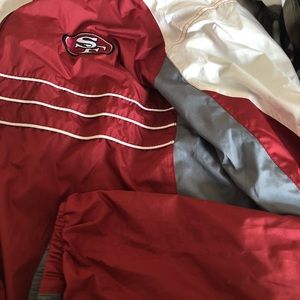 49ers windbreaker jacket